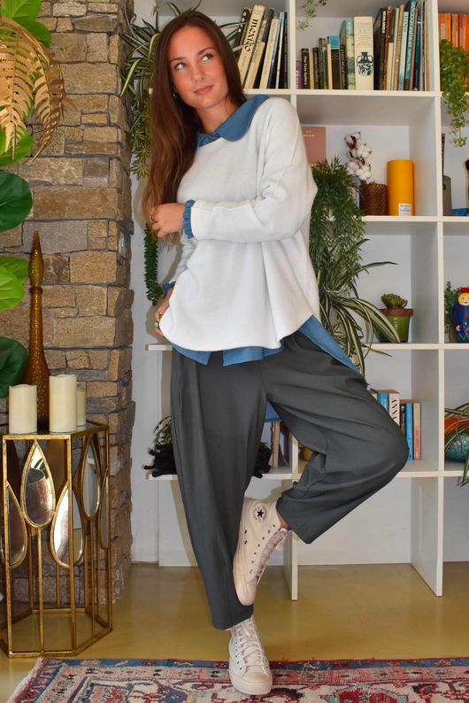 Bengaline Carrot Leg Trouser Fossil